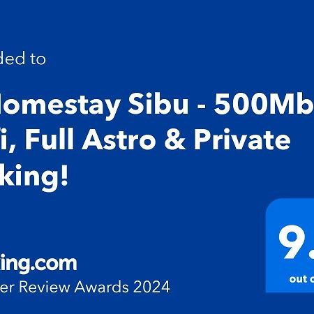 H Homestay Sibu - 1000Mbps 1Gbps Wifi, Astro & Auto Gate Parking Semi Detached House! Esterno foto