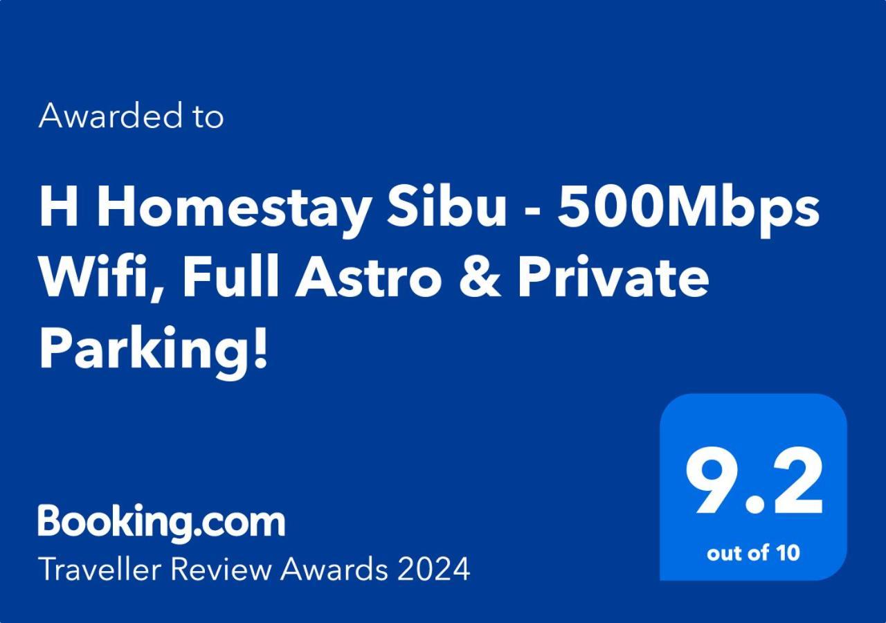 H Homestay Sibu - 100Mbps Wifi, Full Astro & Private Parking! Esterno foto